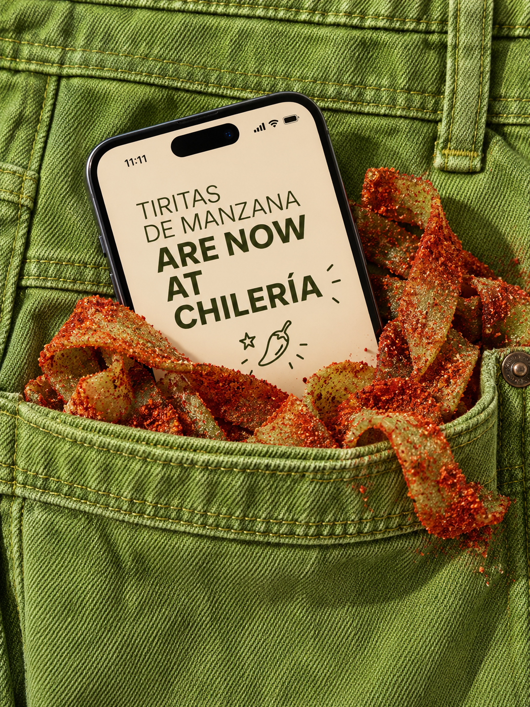 Tiritas de manzana