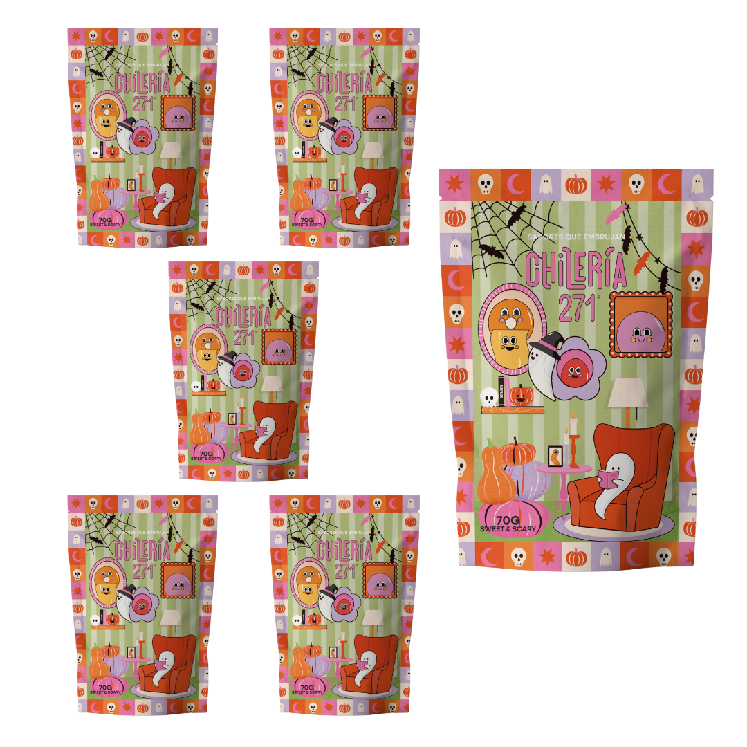 Spooky bags + panditas ahogadas